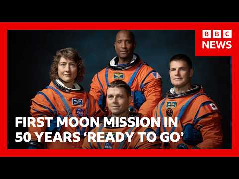 First manned Moon mission in 50 years is 'ready to go', says Nasa | BBC News
