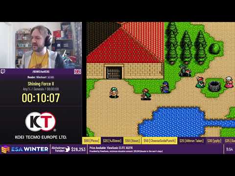 Shining Force II [Any%] by BOWIEtheHERO - #ESAWinter21