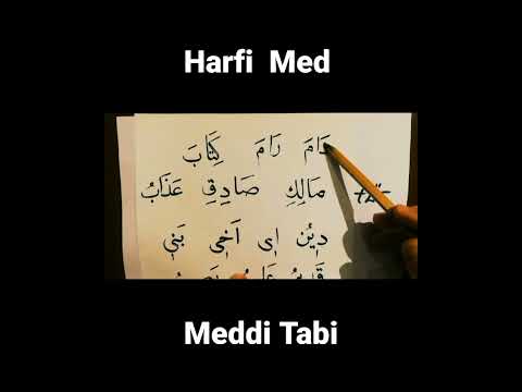 Tecvid öğrenelim / Harfi Med - Meddi Tabi / Kur'an-ı Kerim Öğrenelim.!!