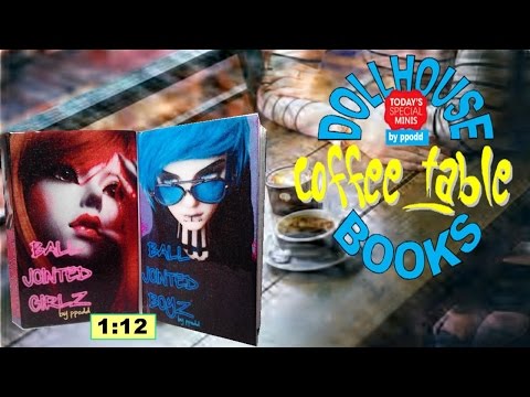 How To Make Miniature Dollhouse Books