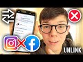 How To Unlink Instagram From Facebook Account Full Guide