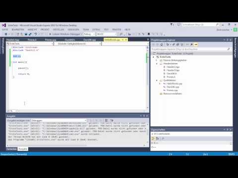 C++ Tutorial [047] - Speichersegmente Code, Daten, BSS, Stack, Heap GERMAN