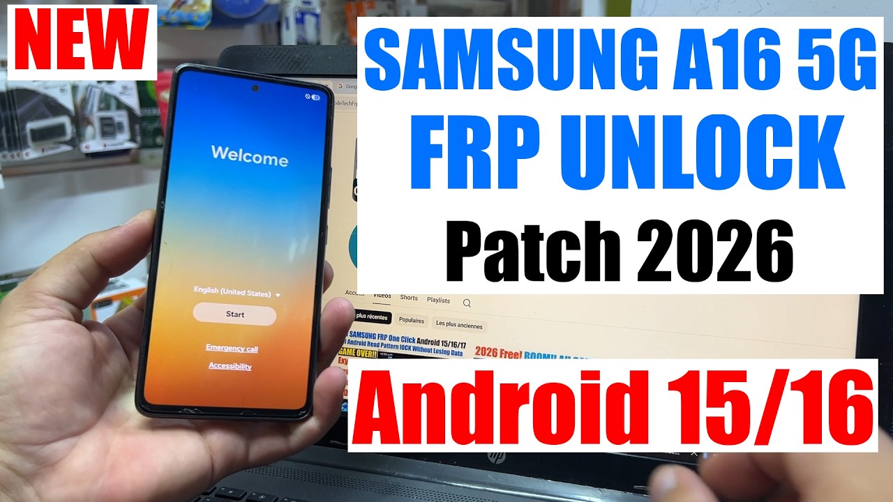 Samsung A16 5G FRP Bypass Android 15/16 | Samsung A16 Google Account Unlock | Samsung A166 Exynos