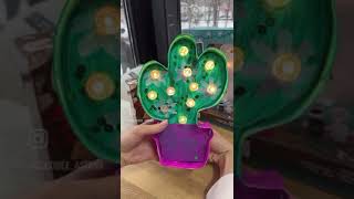 Набор для творчества. Светильник-гирлянда "Кактус"