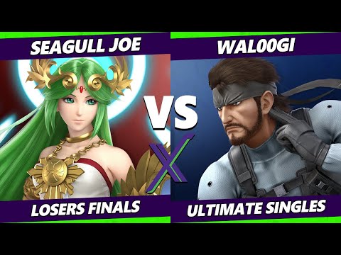 S@X 454 Losers Finals - Seagull Joe (Palutena) Vs. Wal00gi (Snake) SSBU Ultimate Tournament