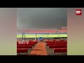 తడిసి ముద్దైన ఉప్పల్ స్టేడియం | Heavy rain at the Uppal Stadium | Hyderabad Rains - Video