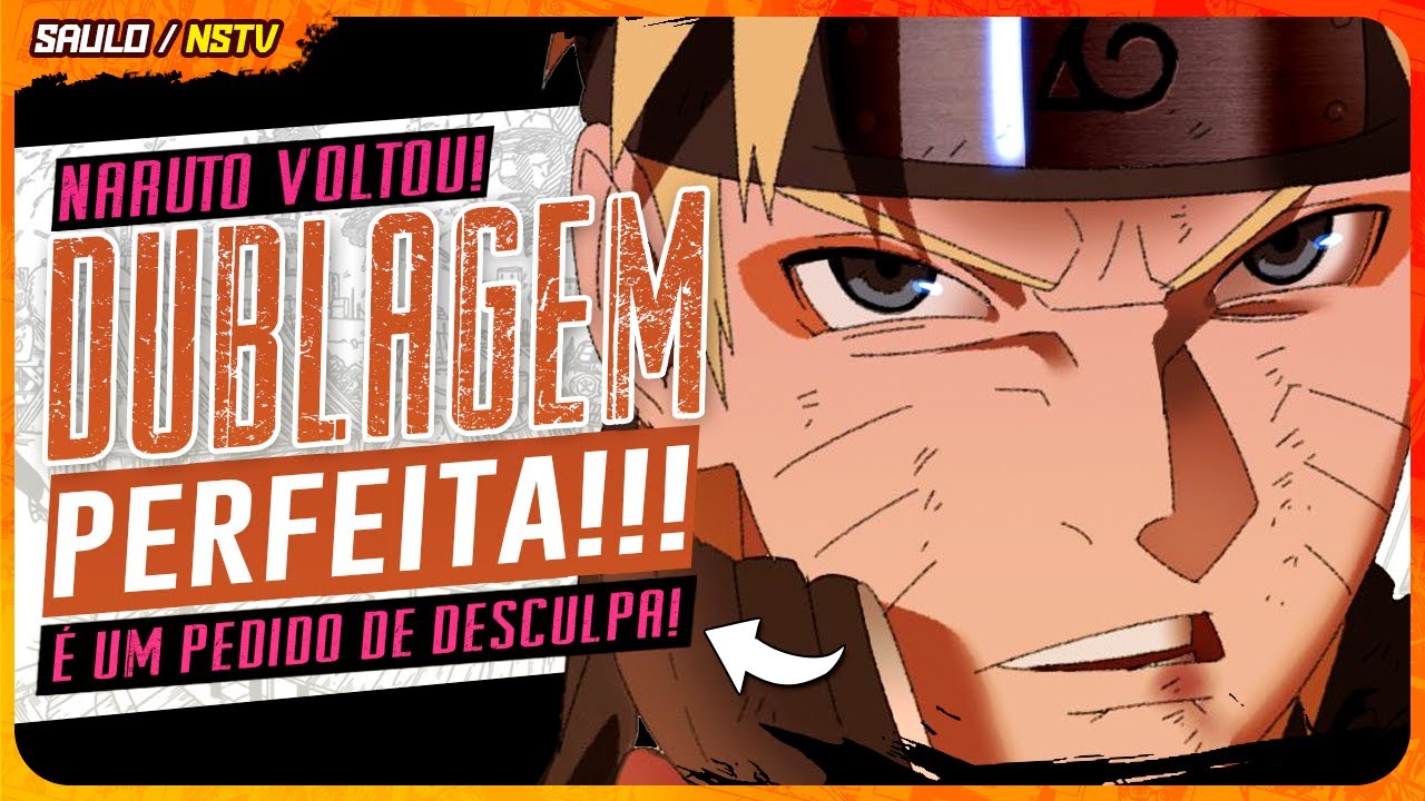 NOVA DUBLAGEM DE NARUTO É UM CARTA DE AMOR AOS FÃS❗