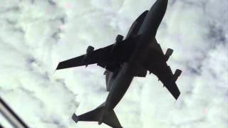 preview picture of video 'NASA Shuttle Discovery Retirement Fly-by over Bethesda Maryland - April 17, 2012'