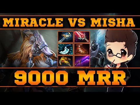 Dota 2 Miracle- Magnus vs Misha - 9000 MMR