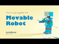 Movable Robot Paper Craft Instructions