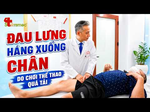 Tại sao đau lưng háng lan xuống chân sau khi chơi thể thao?