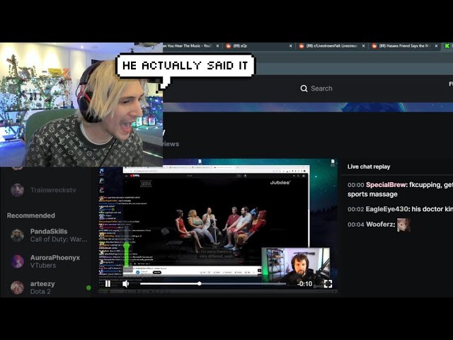 "I'm not surprised" - xQc reacts to Destiny reading out the N-word from ...