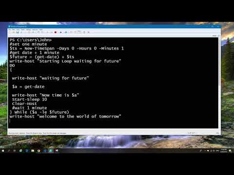 Powershell Do While Time