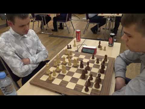 GM David Navara - GM Svane Rasmus, French defense, Rapid chess