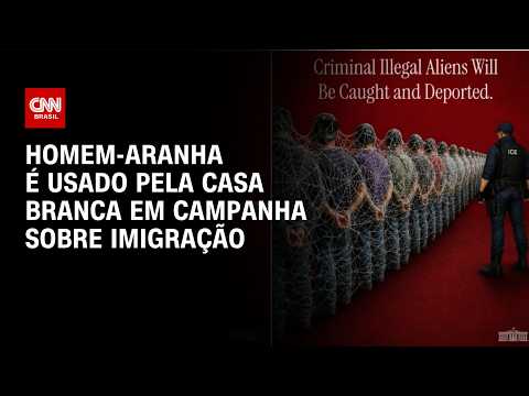 Casa Branca posta montagem do Homem-Aranha prendendo imigrantes  | CNN 360°