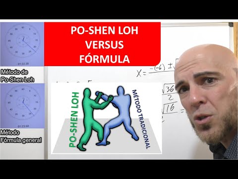 Método de Po-Shen Loh. COMPARATIVA con el método tradicional para ecuaciones cuadráticas