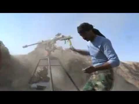 استهداف قوات النظام داخل مطار دير الزور العسكري بقناصة 23 من قبل كتيبة الحمزة