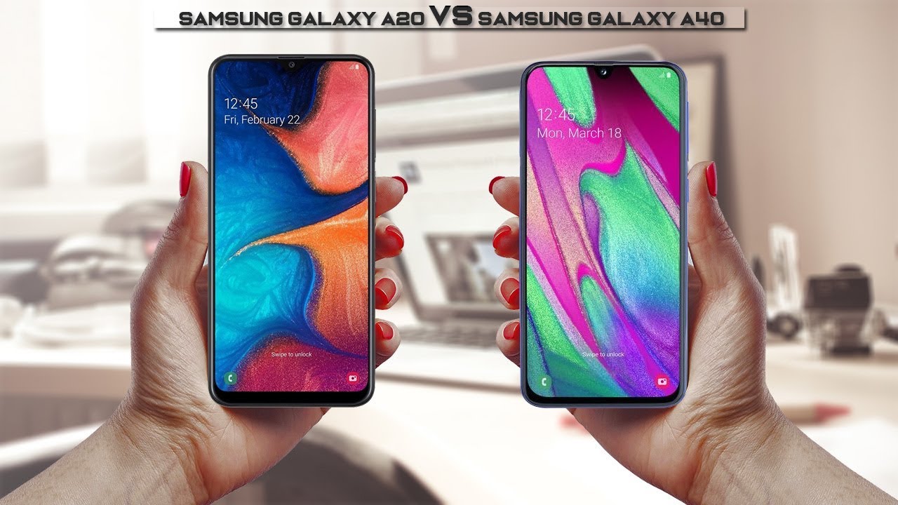 Samsung Galaxy A20 Vs Samsung Galaxy A40 Comparison | 2019