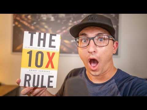 Reading THE 10X RULE by Grant Cardone... in one sitting
