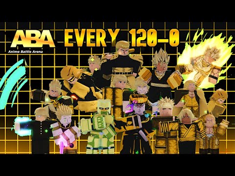 Every Single 100-0 Combo in ABA (basically) | ABA | Anime Battle Arena