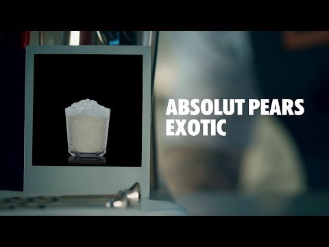 ABSOLUT PEARS EXOTIC DRINK RECIPE - HOW TO MIX