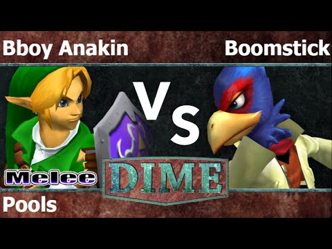 DIME 19 - Bboy Anakin (Link) vs Boomstick (Falco) Pools - Melee