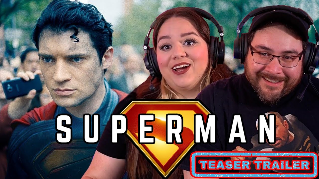 SUPERMAN Official Teaser Trailer REACTION | James Gunn | DC Studios