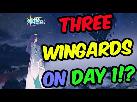 [PSO2:NGS] 3 Wingards on the First Day!
