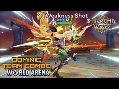 Dominic Team Combo in World Arena Ep. 3 - Summoners War