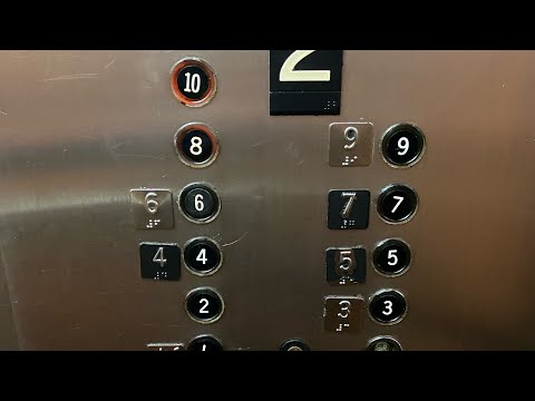 AMAZING AF 10 STORY Otis Lexan Traction Elevators in Miami, FL