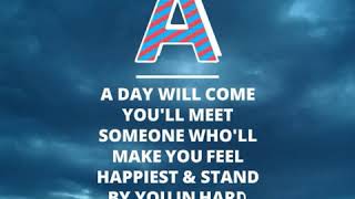 Life Changing Alphabets /wordsbyrms | learn the real Alphabet