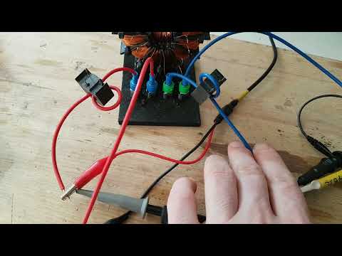 Overunity transformer?  Let's see.