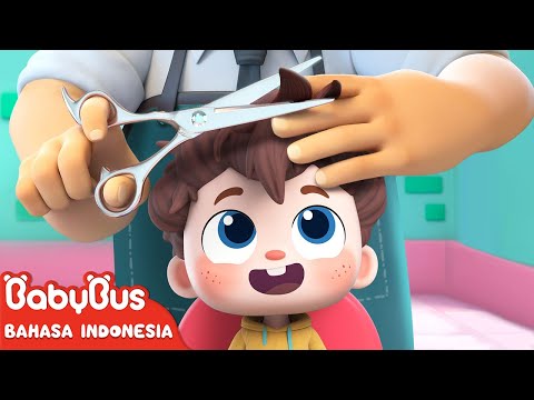 Potongan Rambut Pertama Bayi | Kebiasaan Baik untuk Anak | Lagu Lucu | BabyBus Bahasa Indonesia