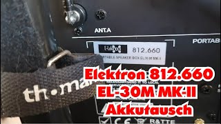 E-lektron EL-30M MK-II (812.660) Akku tauschen / wechseln / reparieren (Elektron) mit DJ Mark Kiss