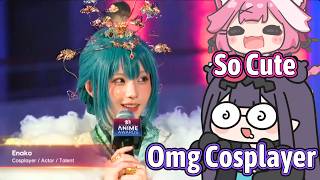 Raora And Ina Reaction When There's Cosplayer In Crunchyroll Anime Awards【Hololive EN】
