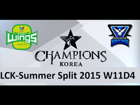 JAG vs SSB LCK Champions Summer Split 2015 W11D4 Jin Air Green Wings vs SBENU game 1 highlights