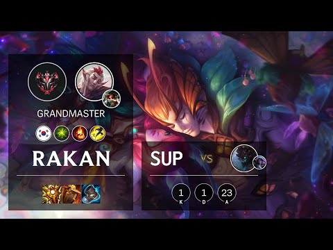 Rakan Support vs Maokai - KR Grandmaster Patch 10.25b