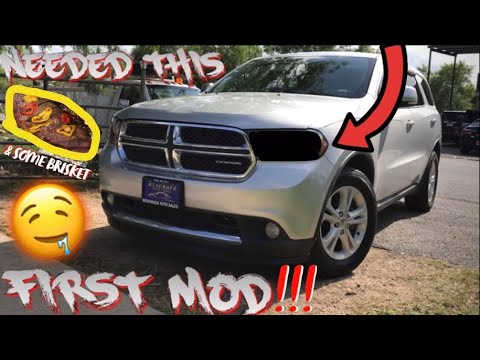 NEW SMOKED HEADLIGHTS HOW TO INSTALL 2011- 2018 Dodge Durango