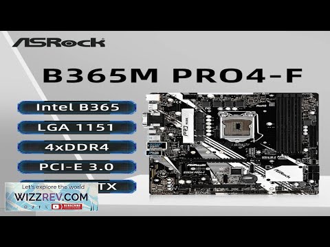 ASRock B365M Motherboard LGA 1151 Intel B365 DDR4 2666 Supports 9th Review