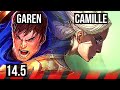 GAREN vs CAMILLE (TOP) | 500+ games | EUW Master | 14.5