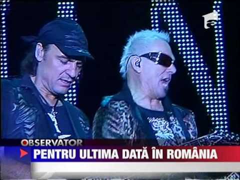 Scorpions pentru ultima data in Romania 9 FEBRUARIE 2011