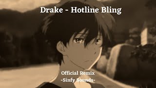 Drake - Hotline Bling - &quot;These Days All I Do Is Wonder If..&quot; (Tiktok Remix) Slowed (Lyrics)