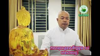 កាយានុបស្សនាសតិប្បដ្ឋាន ១៤