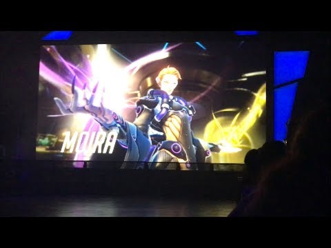Overwatch Moira Reveal Crowd Reaction | Mythic Hall Crowd Reaction | BlizzCon 2017