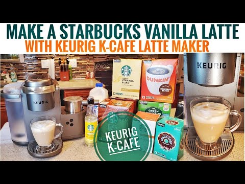 Keurig K-Cafe K-Cup Latte Maker HOW TO MAKE STARBUCKS BLONDE VANILLA LATTE