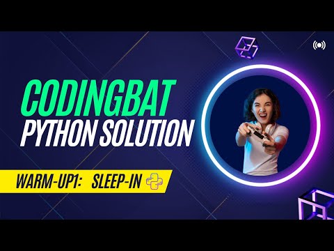 Codingbat Solution Python Warmup 1 Sleep In