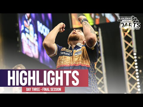 THE BELGIUM DOUBLE! 🏆 | 2025 Flanders Darts Trophy | Day Three Final. Session Highlights