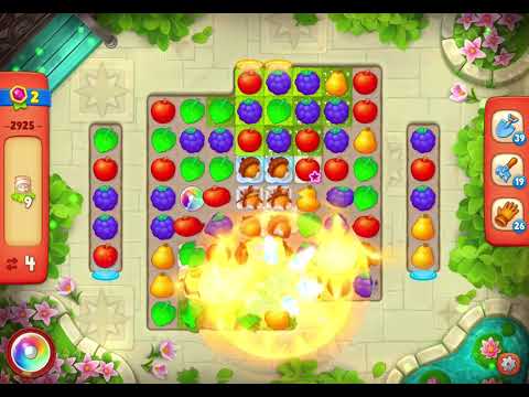 GardenScapes Level 2925 no boosters (14 moves)