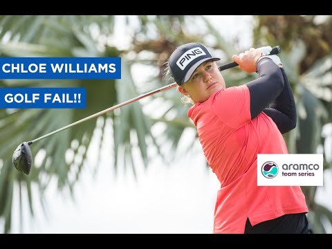 GOLF FAIL!! | Chloe Williams takes a tumble at the teebox!!