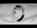 video - Mokume Borealis Three Stone Engagement Ring